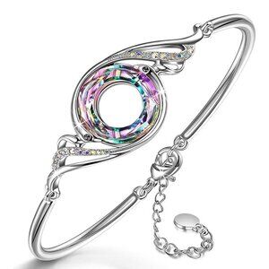 Kate Lynn "Rise From the Ashes" Phoenix Bracelet Made with Crystals from Austria